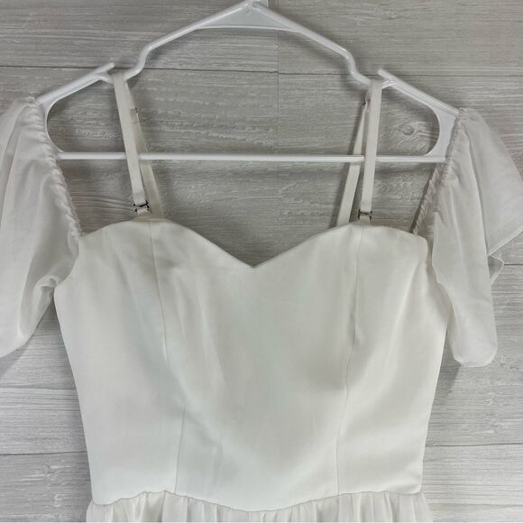 Dress the Population Justitia Off-the-Shoulder Fit And Flare Dress - Picture 3 of 6